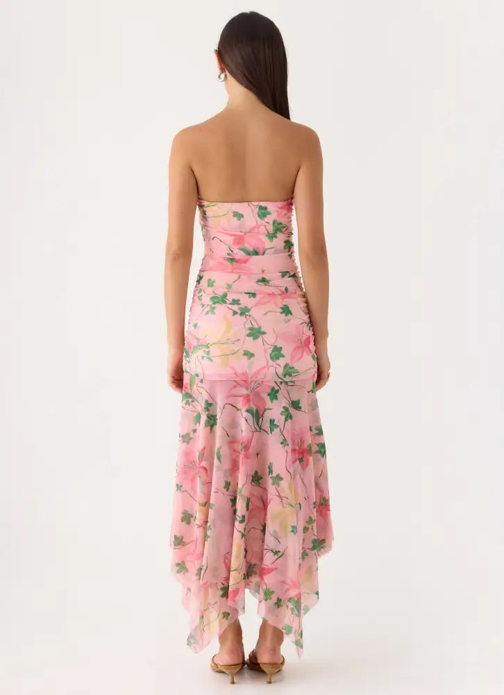 Bingle Midi Dress - Blooming Spring - Midi Dresses