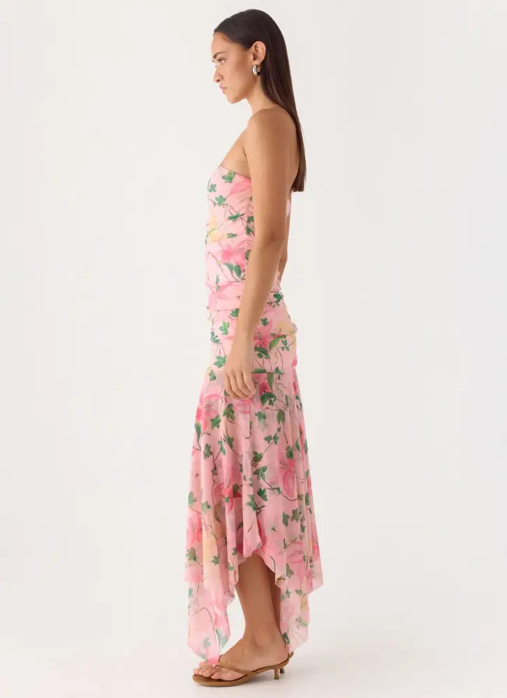 Bingle Midi Dress - Blooming Spring - Midi Dresses