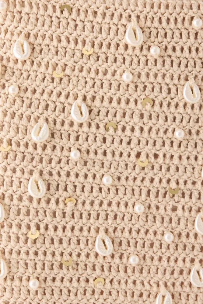 Elaris Crochet Mini Skirt - Ivory - Mini Skirts