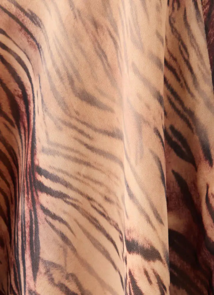 Gehrie Mini Skirt - Golden Tiger - Mini Skirts