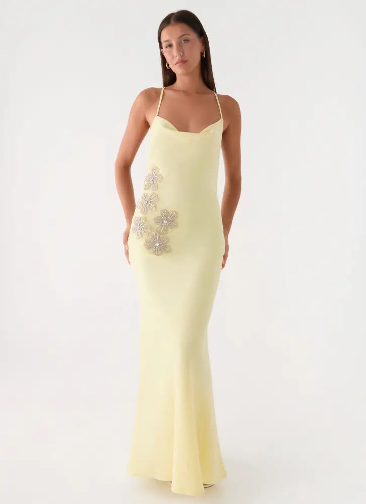 Joella Maxi Dress - Yellow - Maxi Dresses