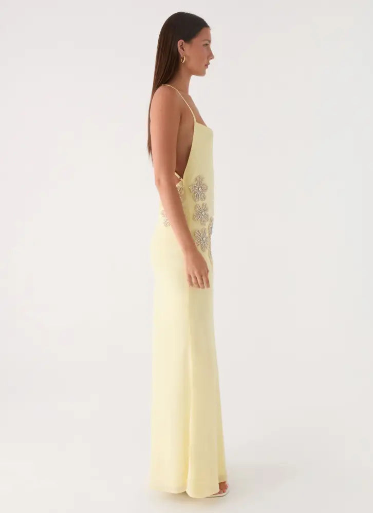 Joella Maxi Dress - Yellow - Maxi Dresses