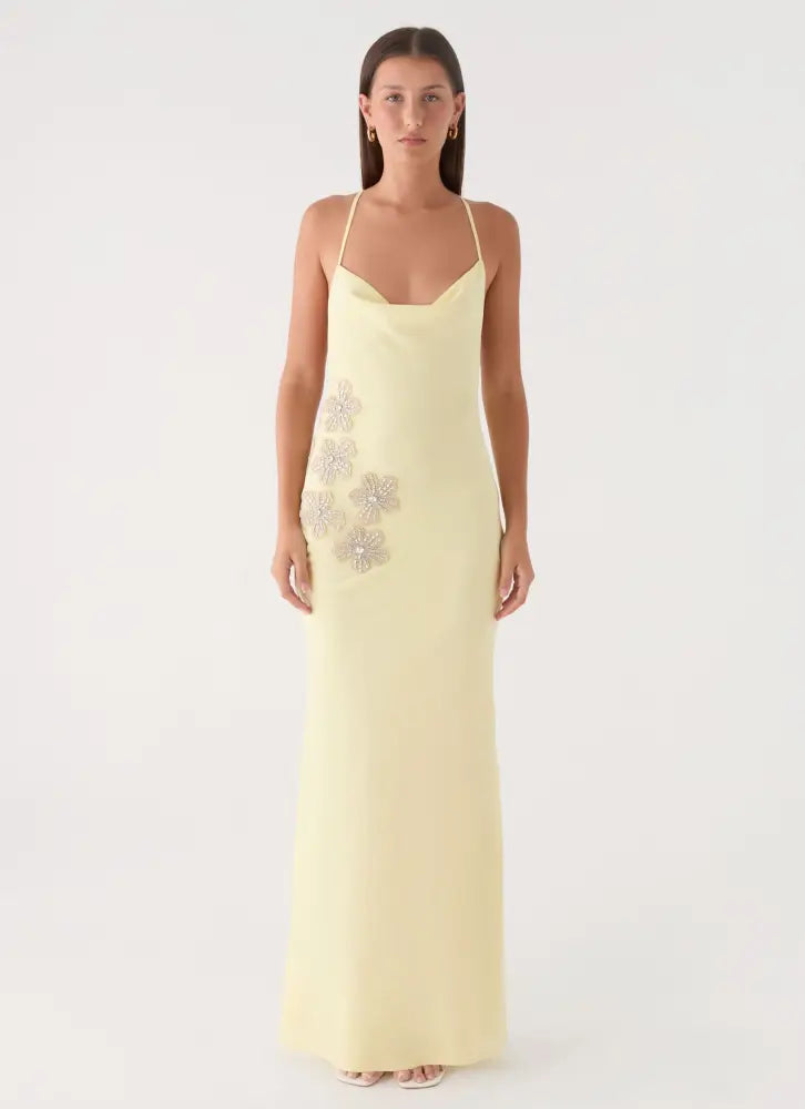 Joella Maxi Dress - Yellow - Maxi Dresses