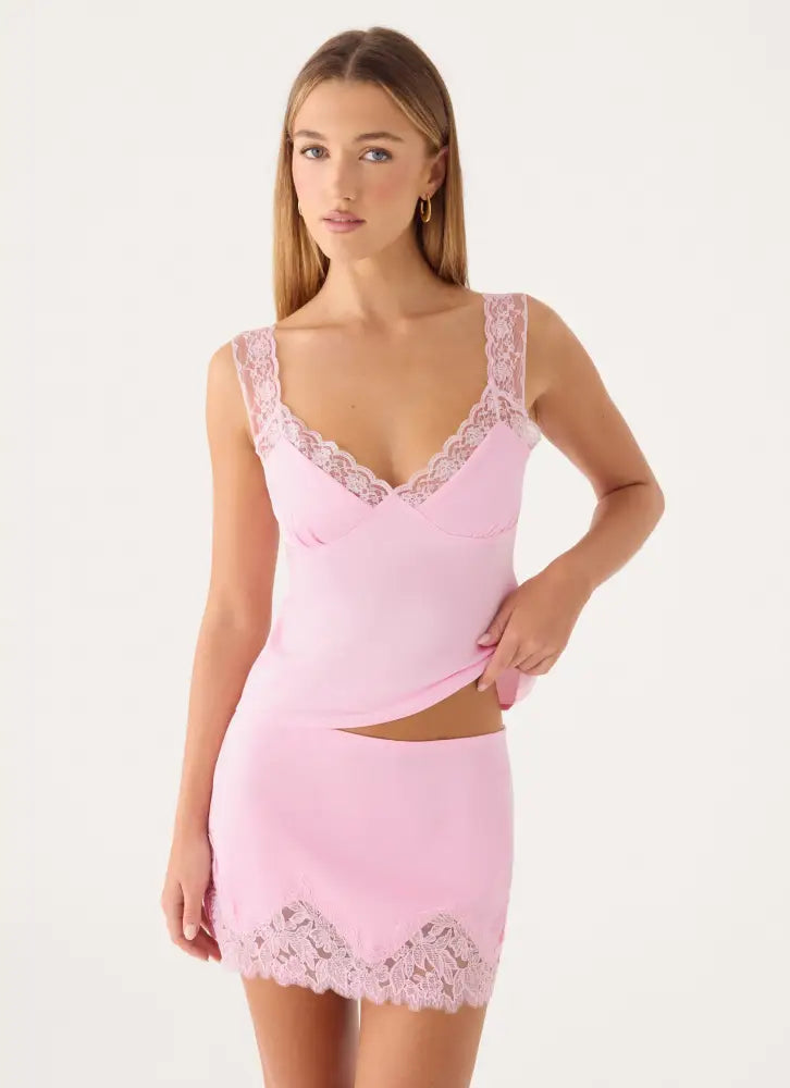 Laboum Mini Skirt - Pink - Mini Skirts