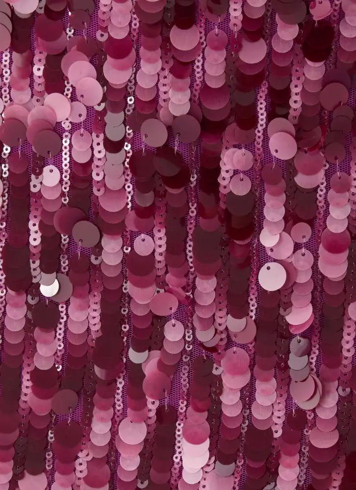 Malayah Sequin Mini Skort - Plum - Skorts