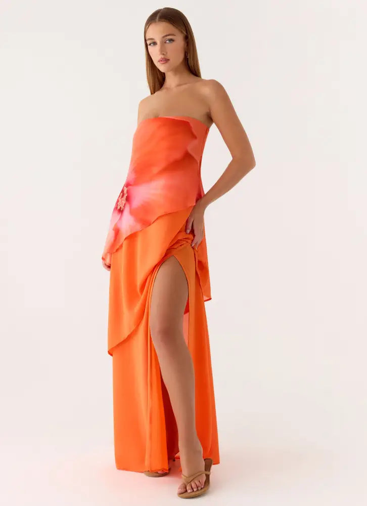 Persuasive Maxi Dress - Orange Blossom - Maxi Dresses