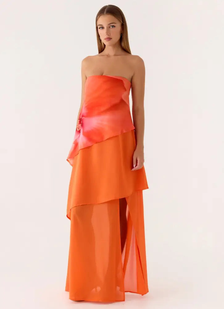 Persuasive Maxi Dress - Orange Blossom - Maxi Dresses