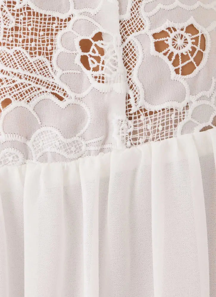 Shooting Love Maxi Dress - White - Maxi Dresses
