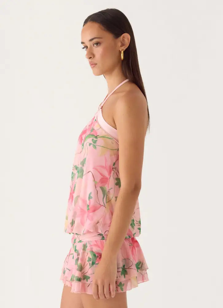 Telling You Mini Dress - Blooming Spring - Mini Dresses