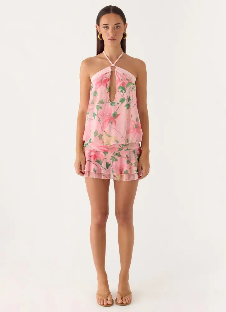 Telling You Mini Dress - Blooming Spring - Mini Dresses