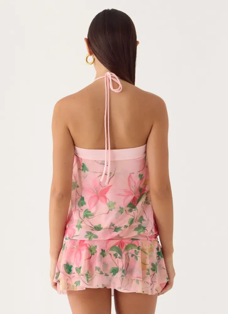 Telling You Mini Dress - Blooming Spring - Mini Dresses